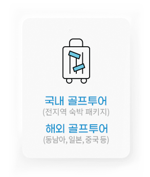 국내 골프투어, 해외 골프투어